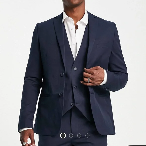 Bolongaro Trevor - Suit Jacket - Navy - 38 R - NEW W/ TAGS - Picture 1 of 3